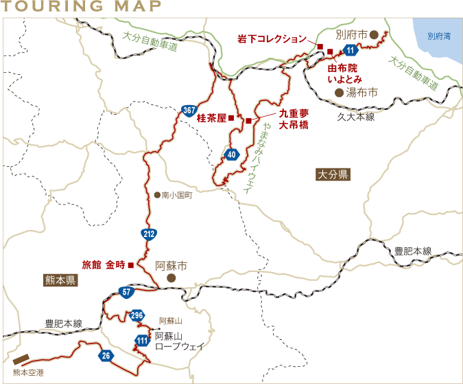TOURING MAP