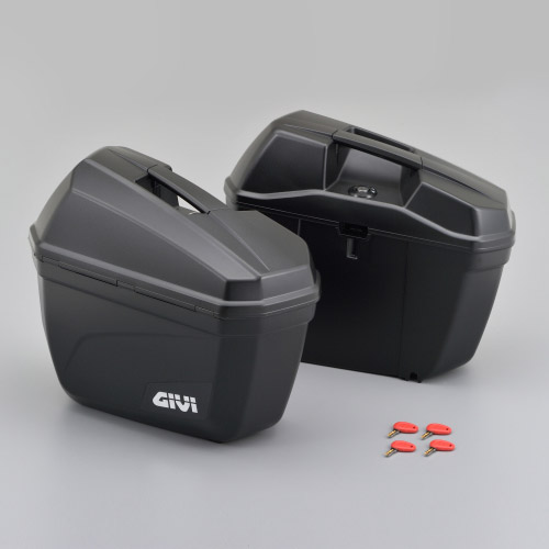 GIVI E22ND 未塗装ブラック 左右1セット サイドケース 22L