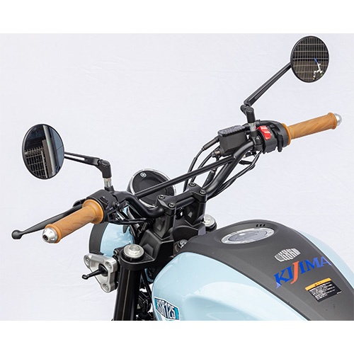 ハンドル トラッカーバーツキ マットブラック XSR125