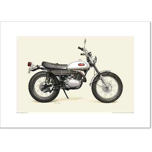 1968 YAMAHA DT-1 A2ポスター
