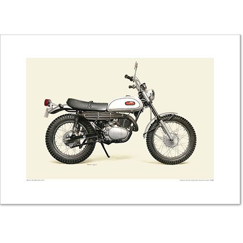 1968 YAMAHA DT-1 A2ポスター