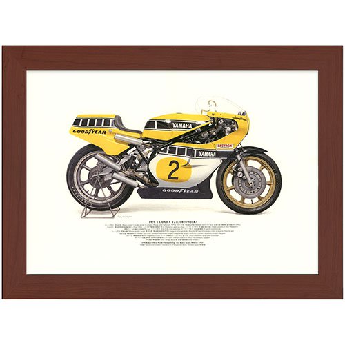 1978 YAMAHA YZR500-OW35 A3額装