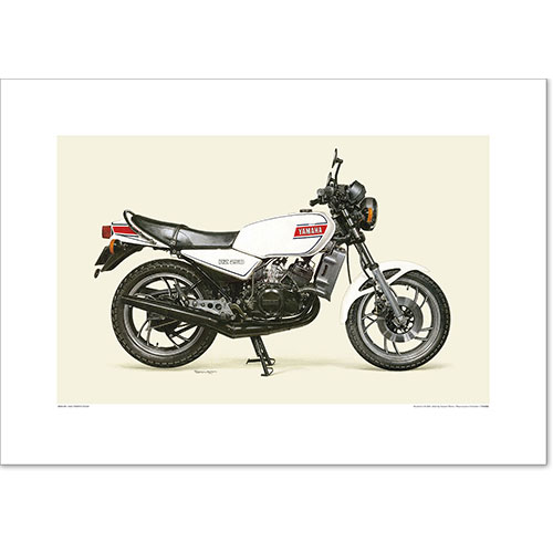 1980 YAMAHA RZ250 A2ポスター