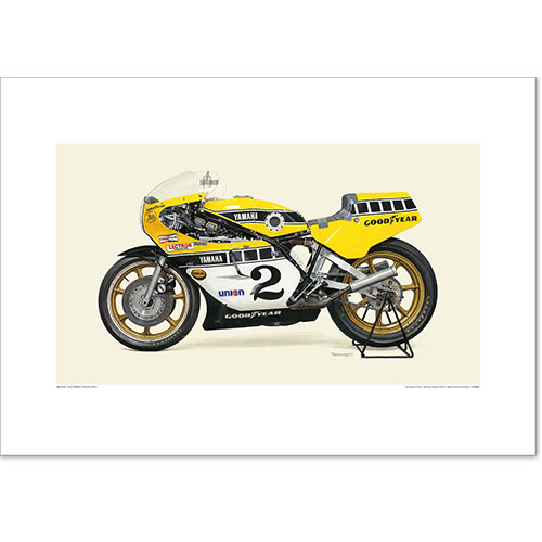 1978 YAMAHA YZR750-OW31 A2ポスター