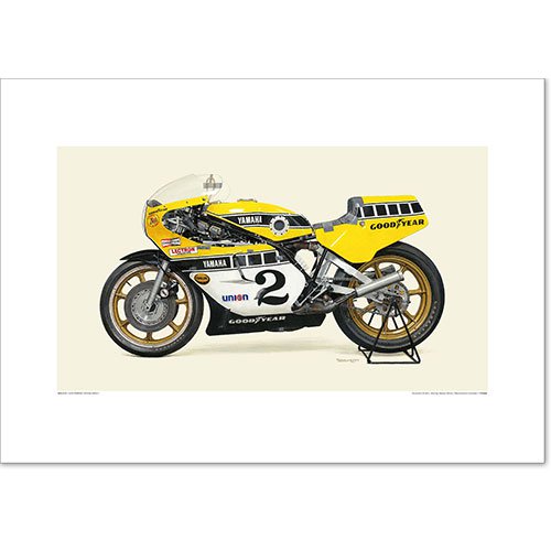 1978 YAMAHA YZR750-OW31 A2ポスター