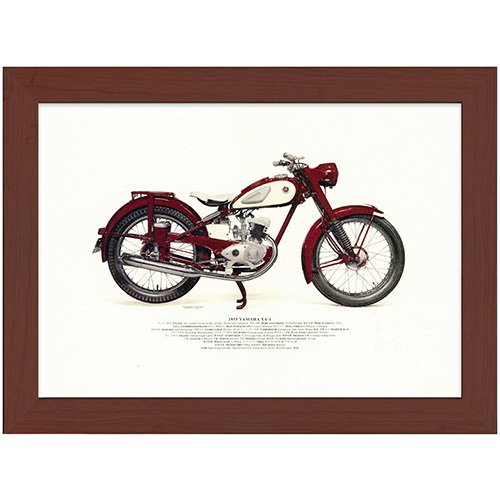 1955 YAMAHA YA-1 A3額装