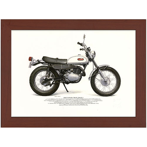 1968 YAMAHA (DT-1) A3額装