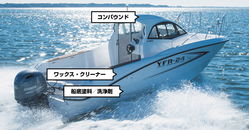 愛艇メンテナンスガイド - マリン用品 | ヤマハ発動機グループ ワイズギア