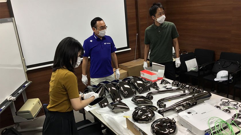 SR400 CraftBuild外装セット&ブラッククロムメッキセット
