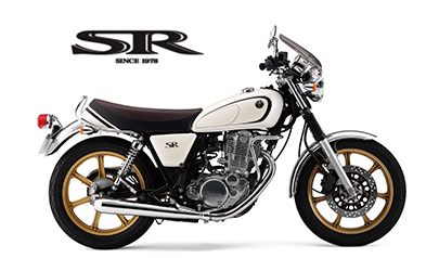 SR400 メガホンマフラー