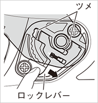 シールドの取り付け方法