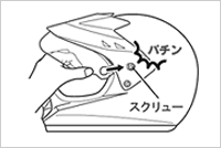 シールドの取り付け方法