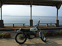夕方の海