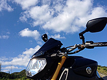 見飽きないバイクと空