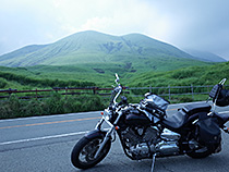 阿蘇山にて
