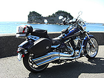 紀伊白浜円月島にて