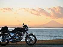 春を待つ夕暮れ
