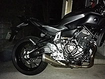 夜のmt07a