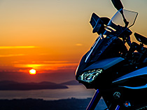 博多湾と夕日を眺めに