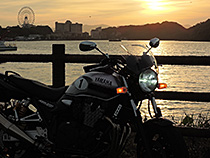 夕暮れ浜名湖