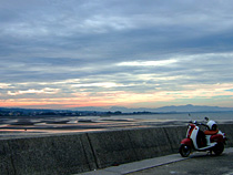 夕暮れ