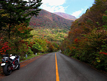 久住連山の紅葉とＲ1