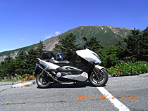 木曾御岳とT-MAX