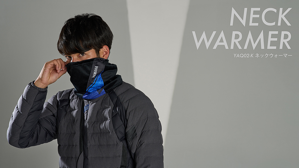 YAQ02-K ネックウォーマー  ブラック/ブルー