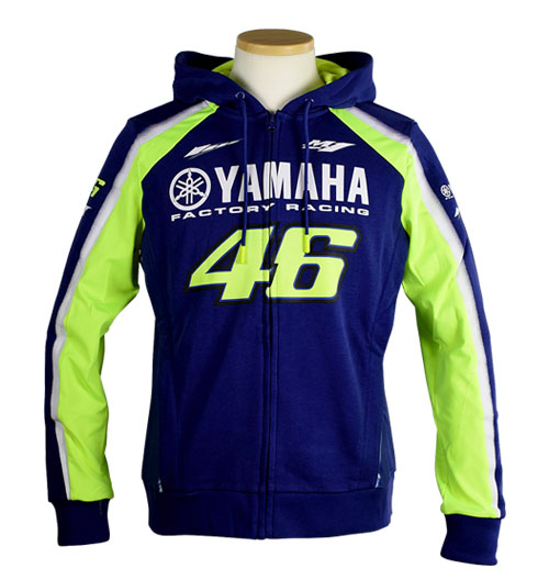 YAMAHA VR46 フルジップパーカー