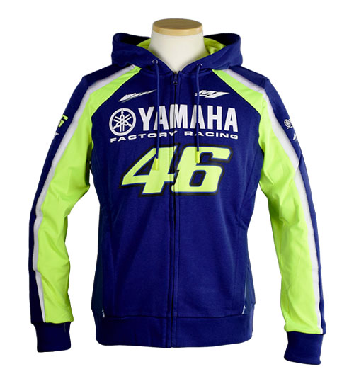 YAMAHA VR46 フルジップパーカー