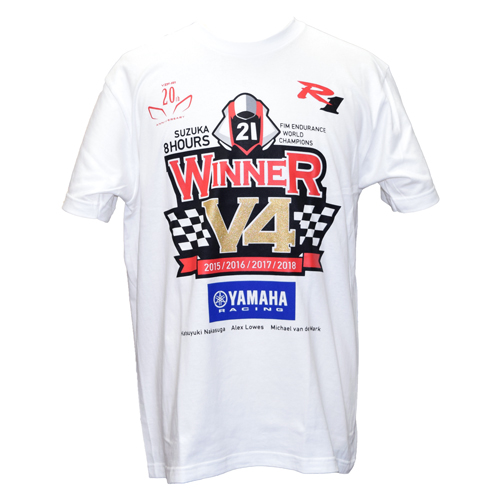 2018鈴鹿8耐V4ヴィクトリーTシャツ