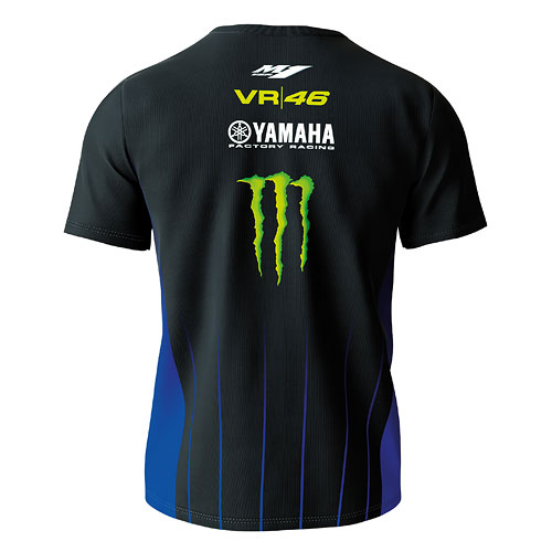 ロッシ Yamaha Tシャツ BLACK