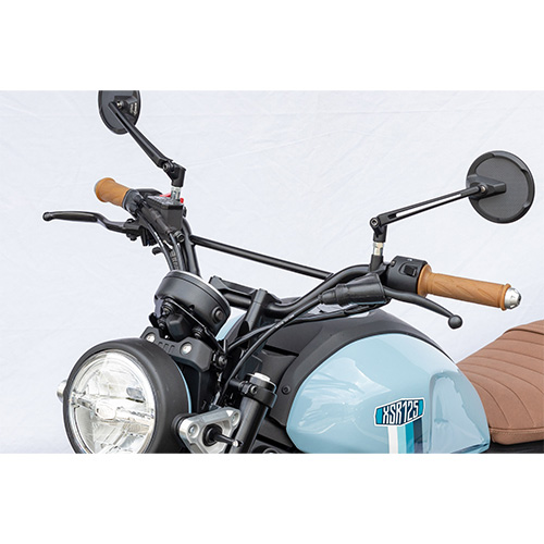 ハンドル トラッカーバーツキ マットブラック XSR125
