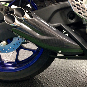 PRUNUS スリップオンマフラー YZF-R25/YZF-R3/MT-25/MT-03