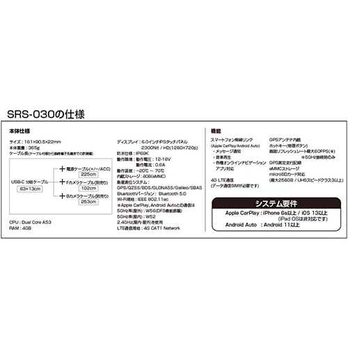 スマートライドモニター AIO-6 LTE カメラセット