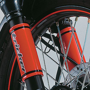 フロントフォークソフトパッド　レッド