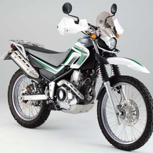 セロー250用ミニスクリーン