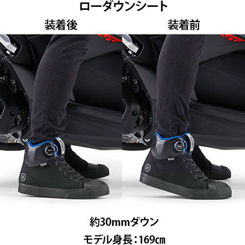 ローダウンシート グレーステッチ AEROX