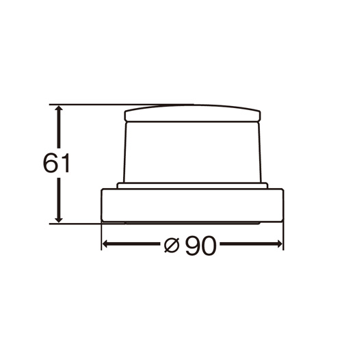 舷灯右（第2種）（12V／24V共通）