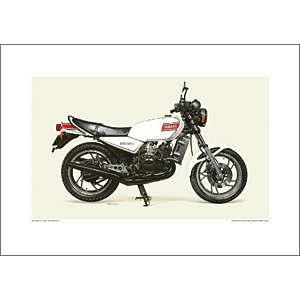 1980 YAMAHA RZ250 A2ポスター