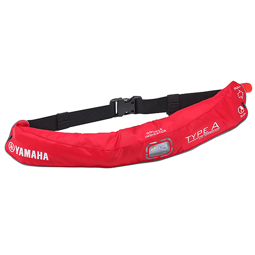 水感知膨脹式ライフジャケット ウエストベルト YWW-5620RS