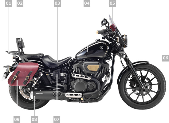 yamaha  bolt ヤマハ ボルト ワイズギア