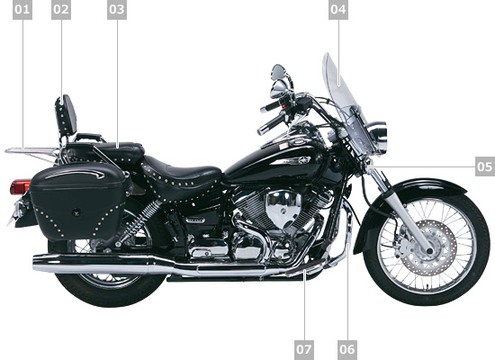 ドラッグスター250 - バイク用品・バイクパーツ | ヤマハ発動機 