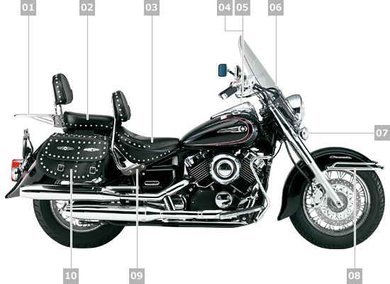 ドラッグスター400クラシック(FI) - バイク用品・バイクパーツ