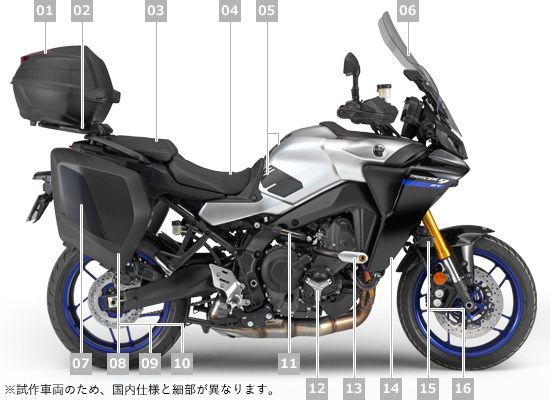 TRACER9 GT - バイク用品・バイクパーツ | ヤマハ発動機グループ 